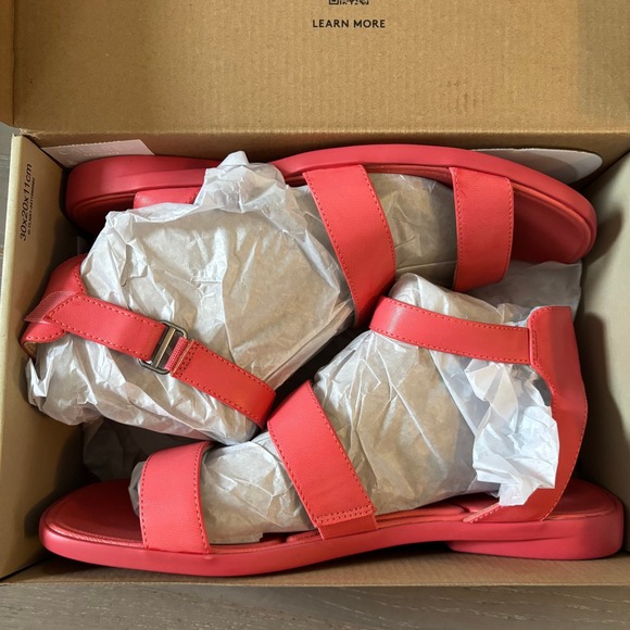 SOUL Naturalizer Shoes - NIB Soul Naturalizer Fiesta Strap Sandal Sz 11W Coral Beach Vacation Resortwear‎